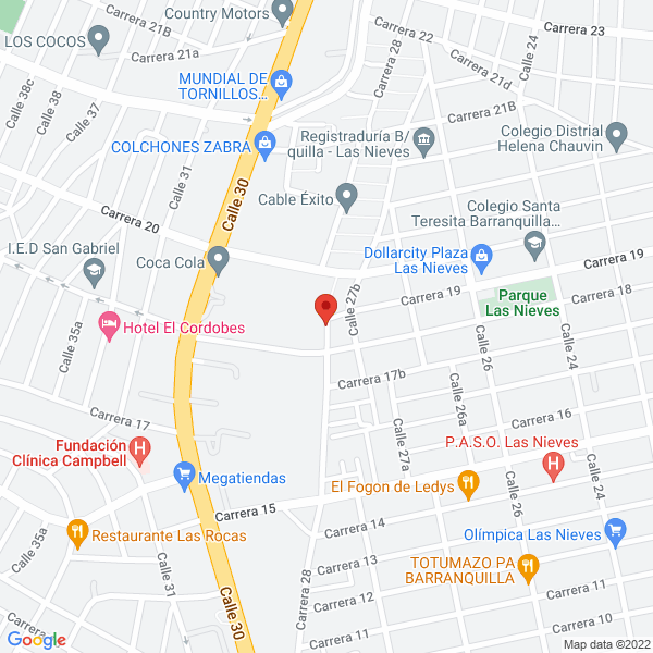 Map of De La Cruz Pérez Ricardo Javier