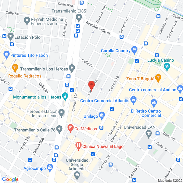 Mapa de Dekano Pizza
