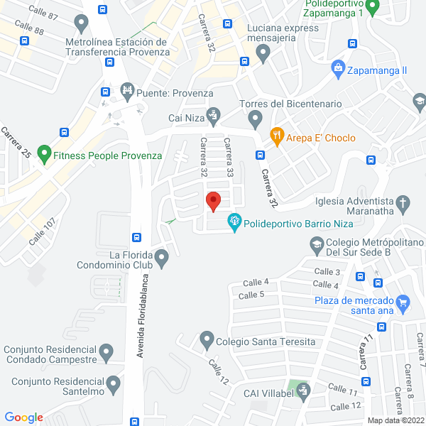 Map of Delicias Omy-Loncheras