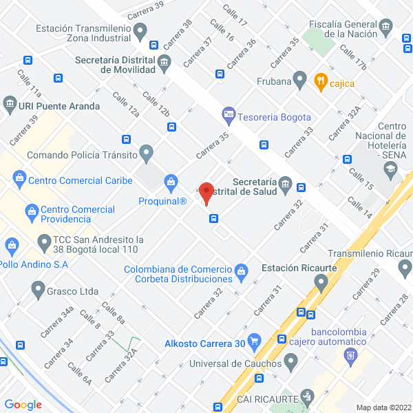 Mapa de Delinc Ltda