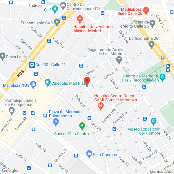 Mapa de Delta Accesorios Ltda.