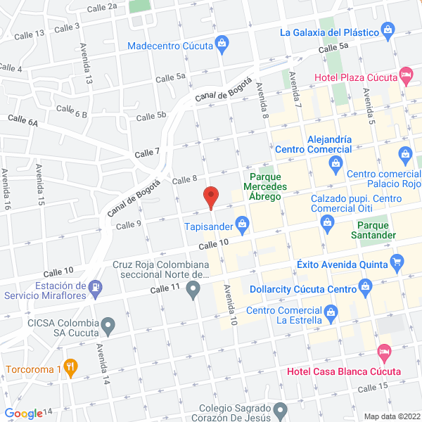 Map of Deluxe Pinturas