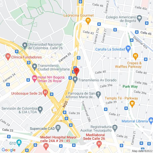 Mapa de Denarius Procesos Financieros S.A.S.