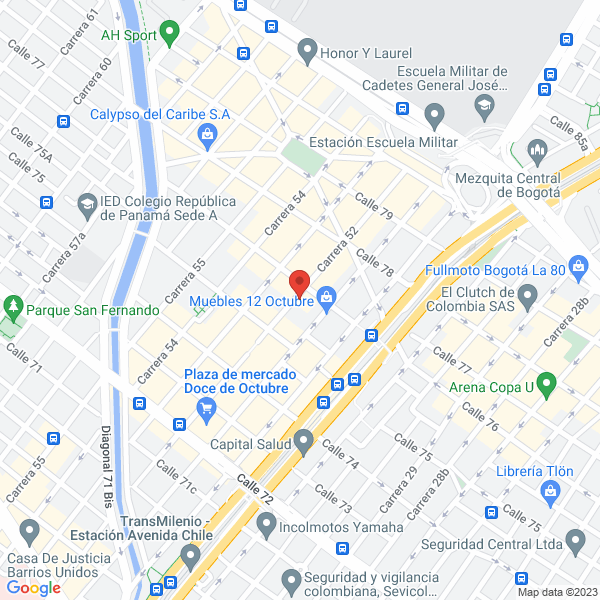 Mapa de Dot Design Latinoamérica S.A.S.