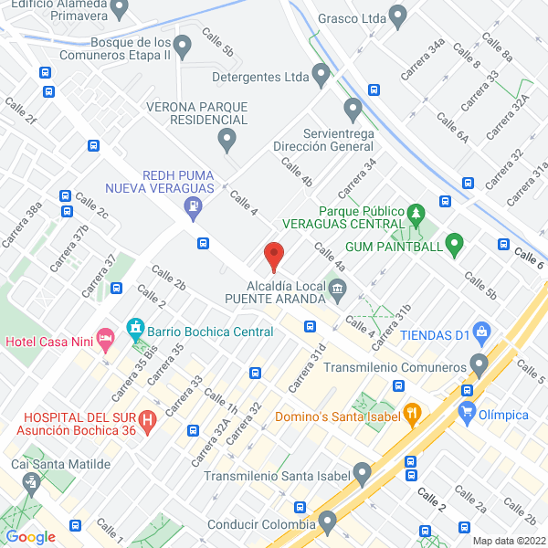 Mapa de Dotaciones El Manantial