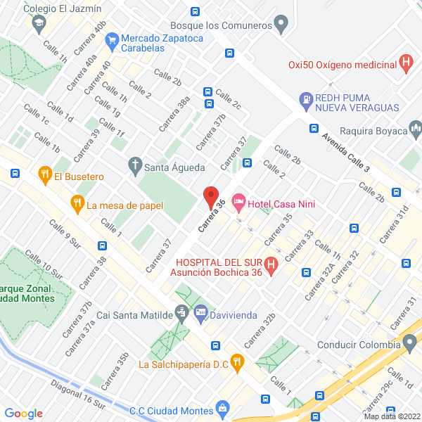 Mapa de Dotaciones Estudio C