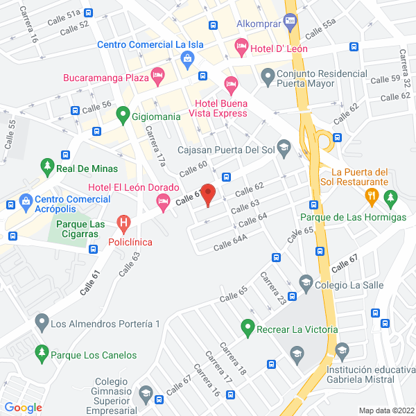 Map of Dotaciones Industriales