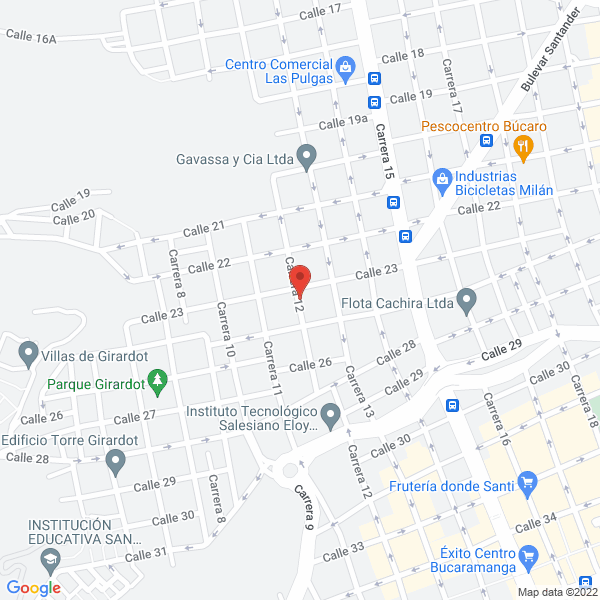 Map of Dotaciones Mariel