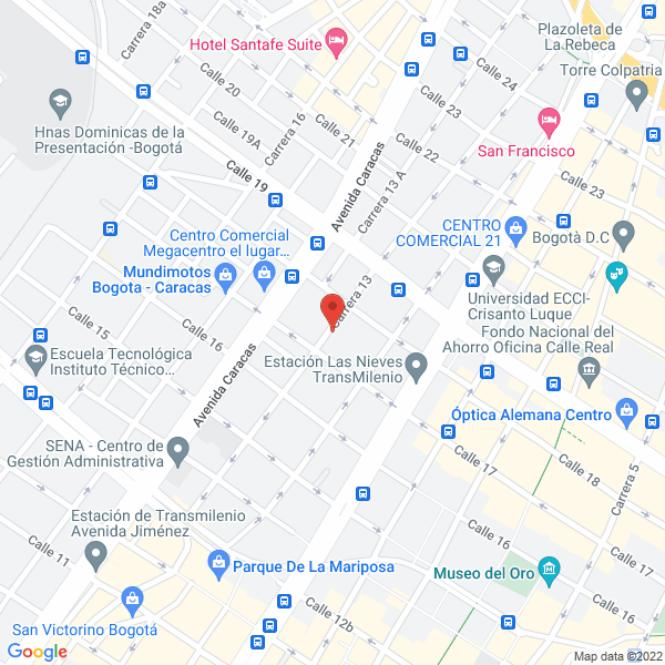 Mapa de Dotaciones Modatex Ltda.
