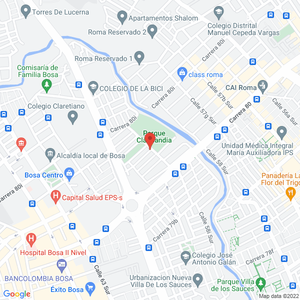 Mapa de Drogueria Linval