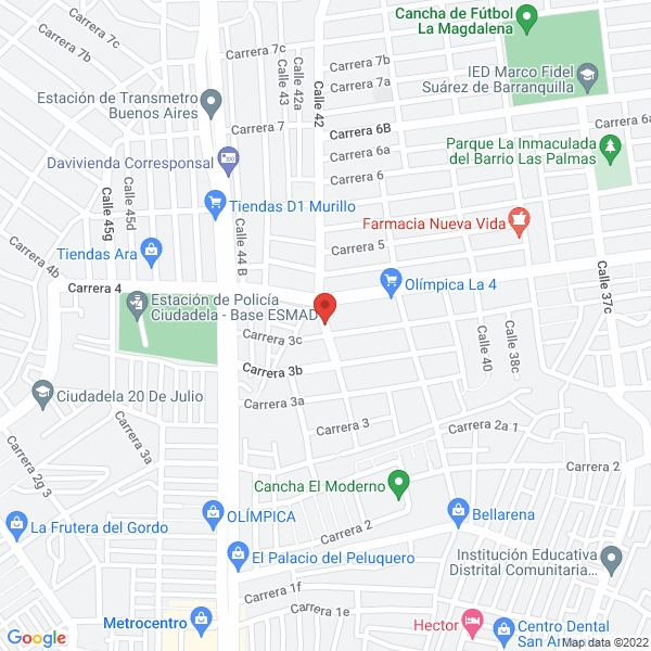 Map of Droguería Los Exitos # 1