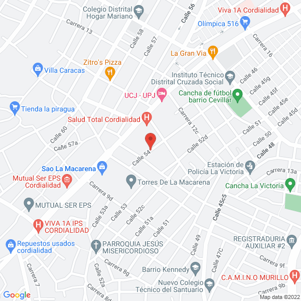 Map of Dulcería Y Galletas Riky