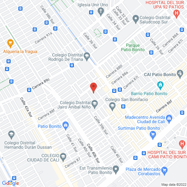 Mapa de Dulin Distribuidores