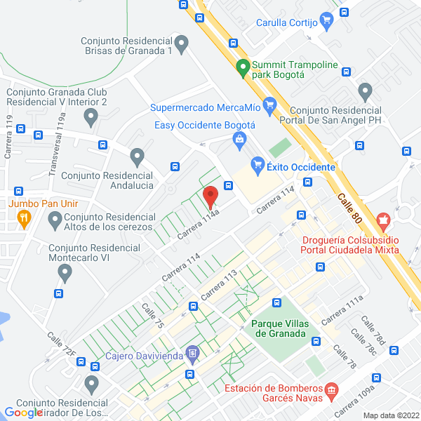Mapa de Droguería Comdor