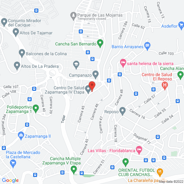Map of Droguería Nueva Luz
