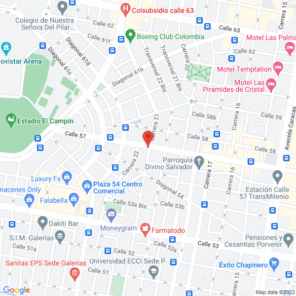 Mapa de Droguería Nueva Ultramar
