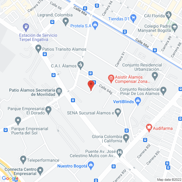 Mapa de Electrofumigación Toro Y Cía Ltda