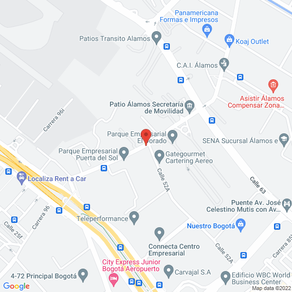 Mapa de Electrónica Senel Ltda.