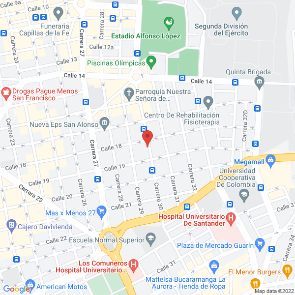 Map of Empanadas Empanadina