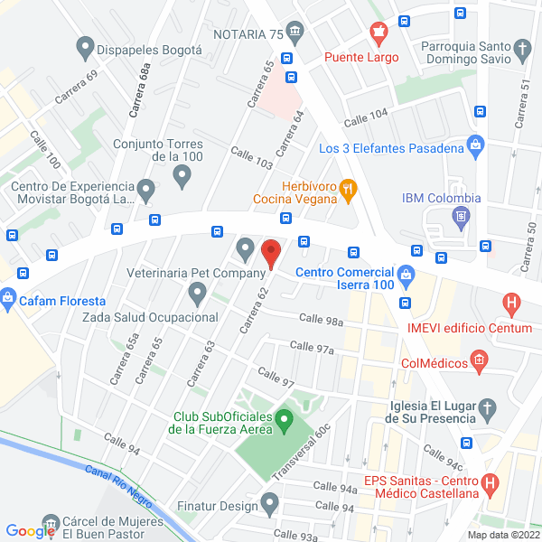 Mapa de Ediciones Gaviota Cía. Ltda.