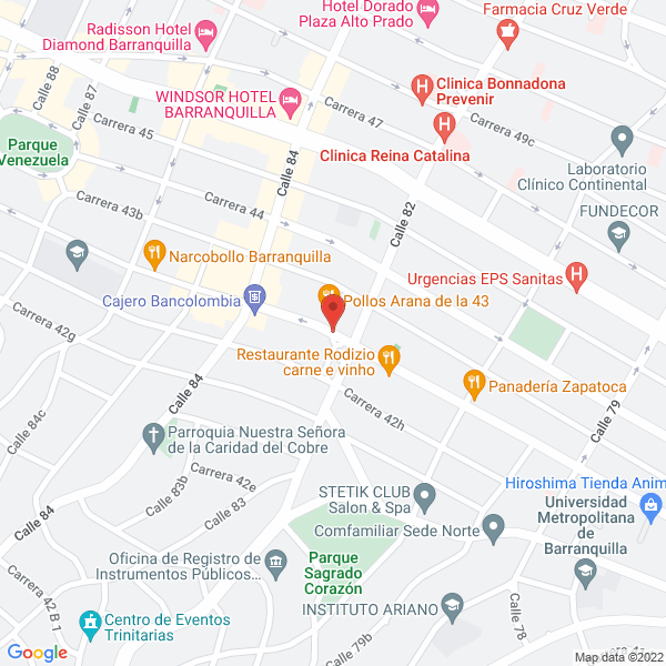Map of Escaf Arquitectura Y CIA. S. En C.