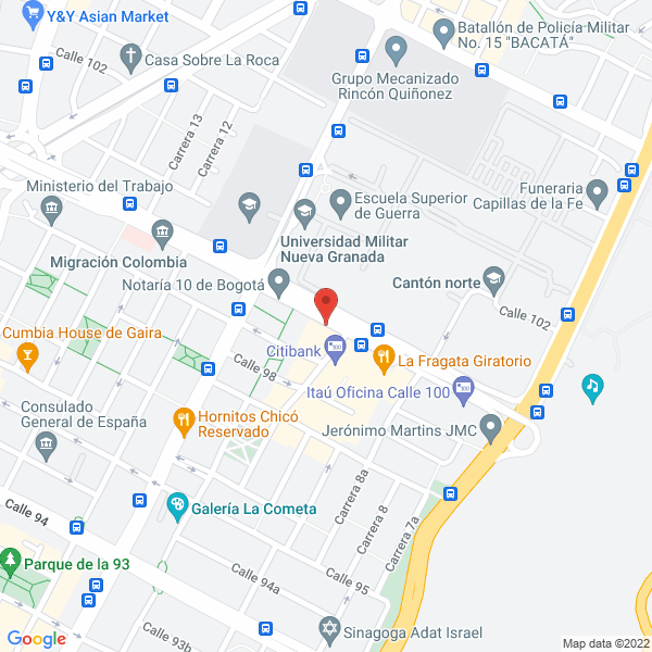 Mapa de Digidata De Colombia Ltda.