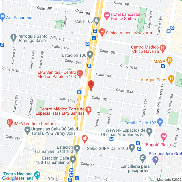 Mapa de Digital Signage Colombia S. A. S.