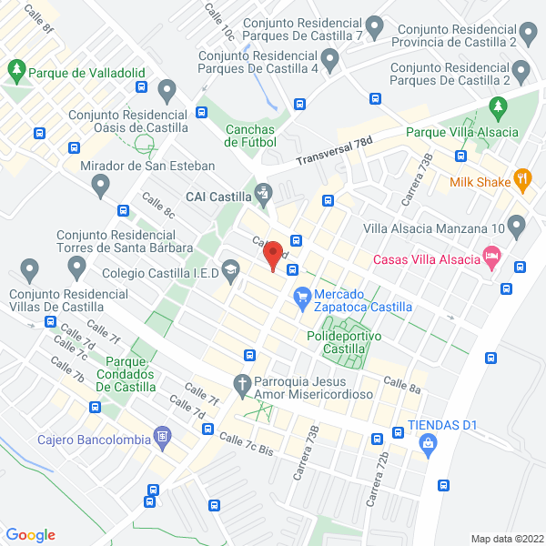 Mapa de Digital Tech Copiers S.A.S.