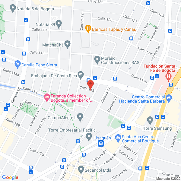 Mapa de Estructuras Y Prefabricados Skle Ltda.