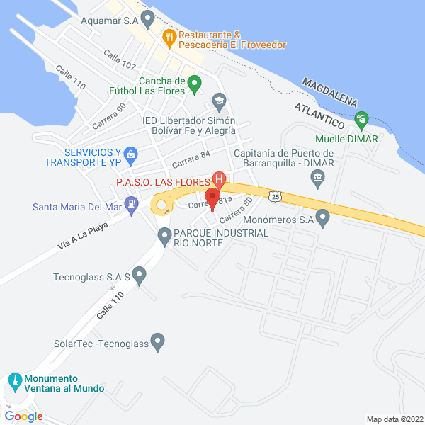Map of Eticol S.A.S.