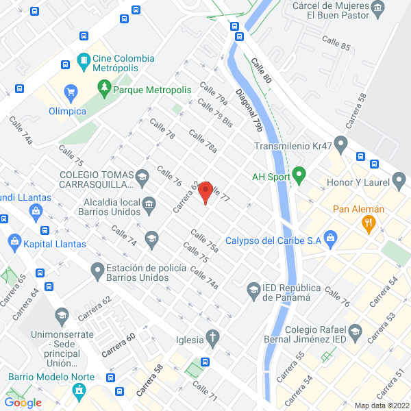 Mapa de Exhicrom Ltda