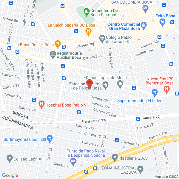 Mapa de Exittur Ltda.
