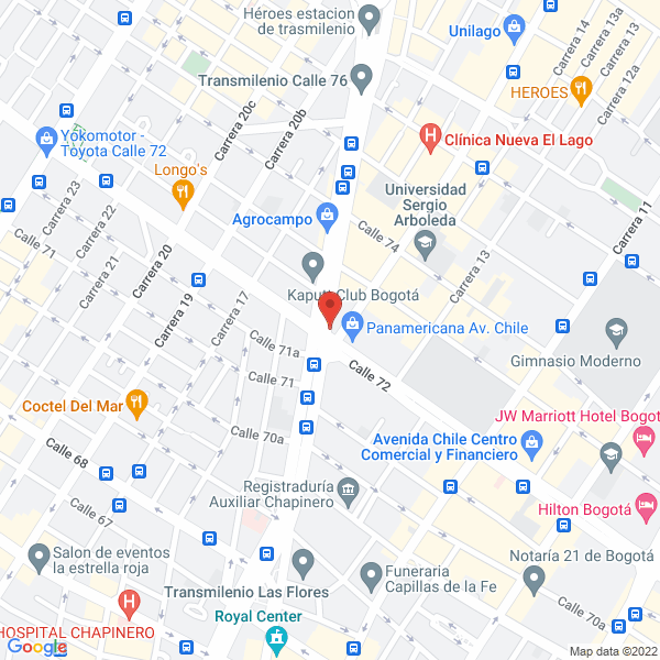 Mapa de El Ganadero