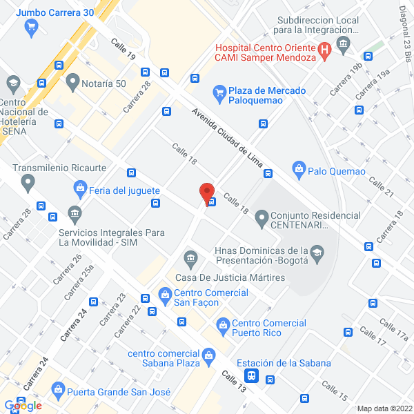 Mapa de El Punto De Los Abrasivos S.A.S.