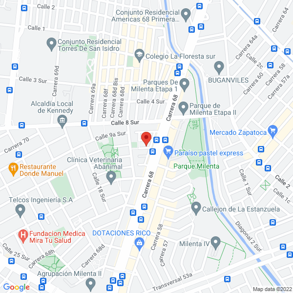 Mapa de Euroexclusivos Ltda.