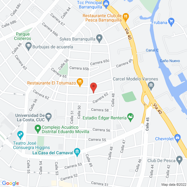 Map of Eventos Y Congelados Diana