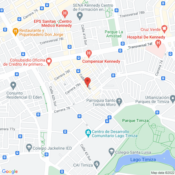 Mapa de Restaurante Exquisito Broaster