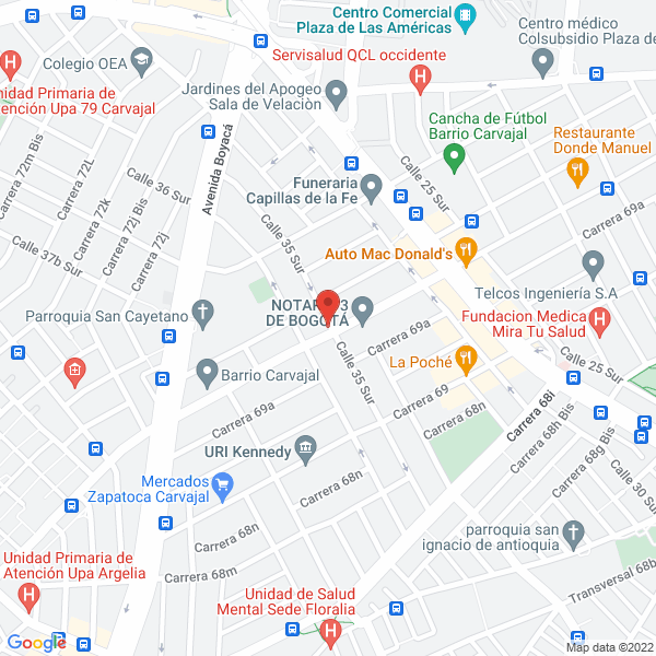 Mapa de Fajas Lady S.A.S.