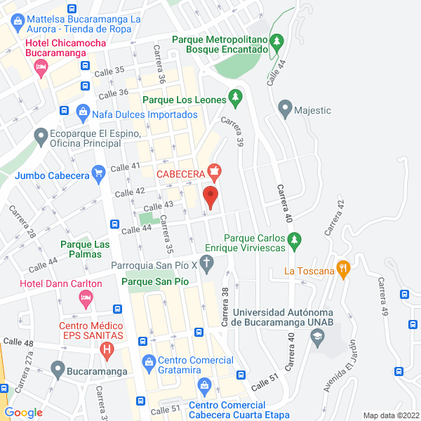 Map of Famiplús Droguería