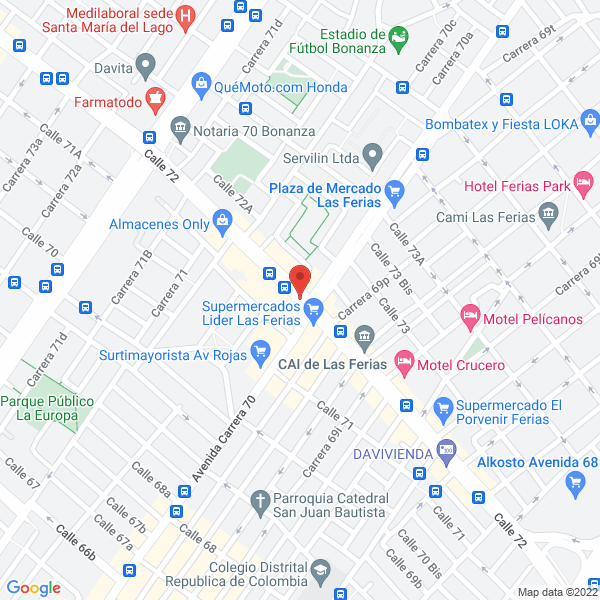 Mapa de Escuela Odontomédica