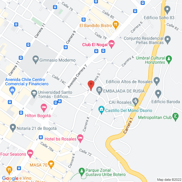 Mapa de Escuelas Colombiana De Sommeliers