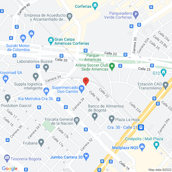 Mapa de Esemtra Ltda.