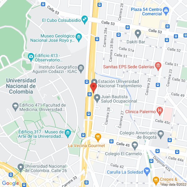 Mapa de Esmeraldas Colombianas La Fortuna Ltda.
