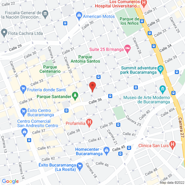 Map of Espumas Guarín