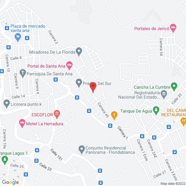 Map of Farmacia Prados Del Sur