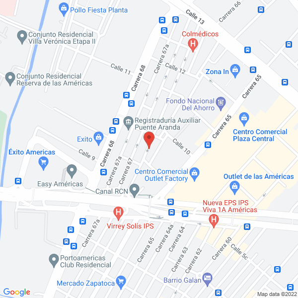 Mapa de Forytex S.A.S.
