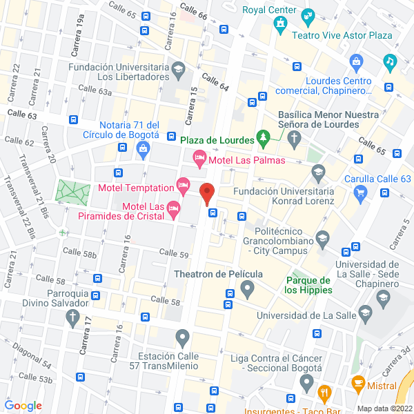 Mapa de Ferretería Liscar