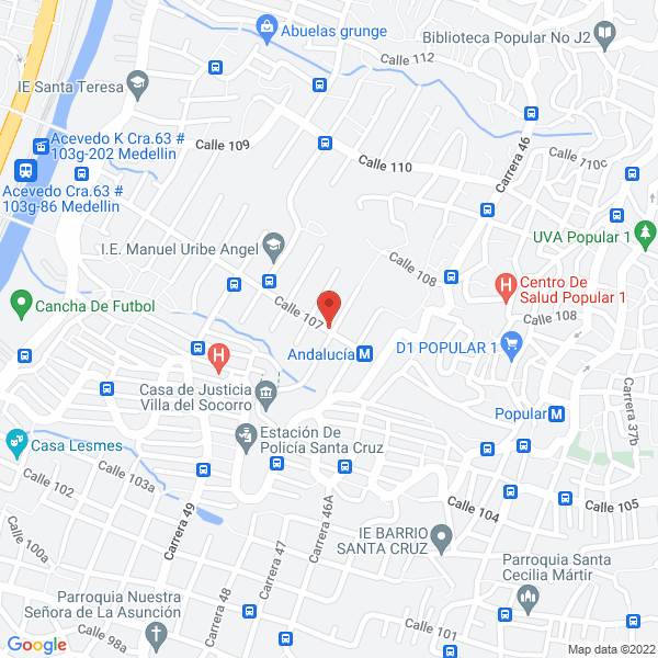 Mapa de Ferretería Los Jara