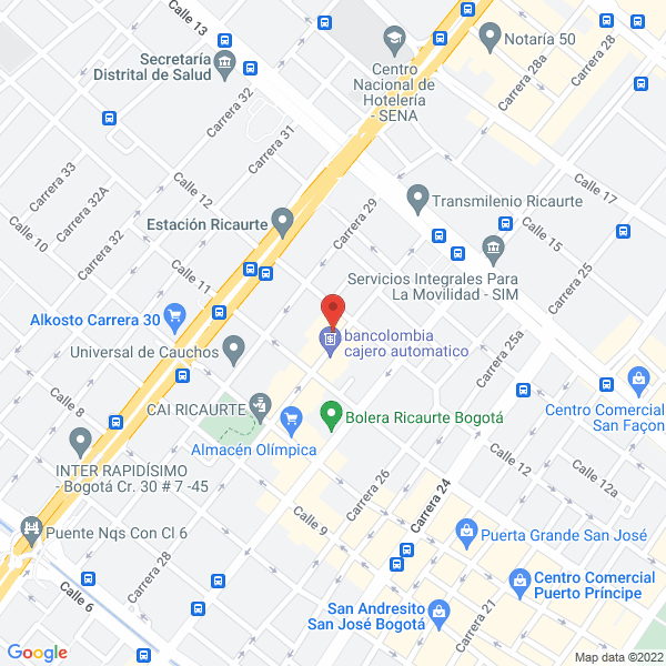 Mapa de Ferretería Makroinsumos S.A.S.