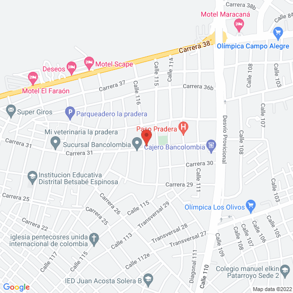 Map of Ferretería Maxc